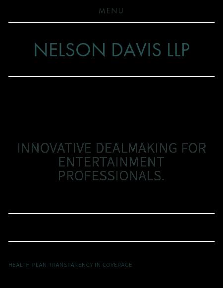 Nelson Davis LLP - Santa Monica CA Lawyers