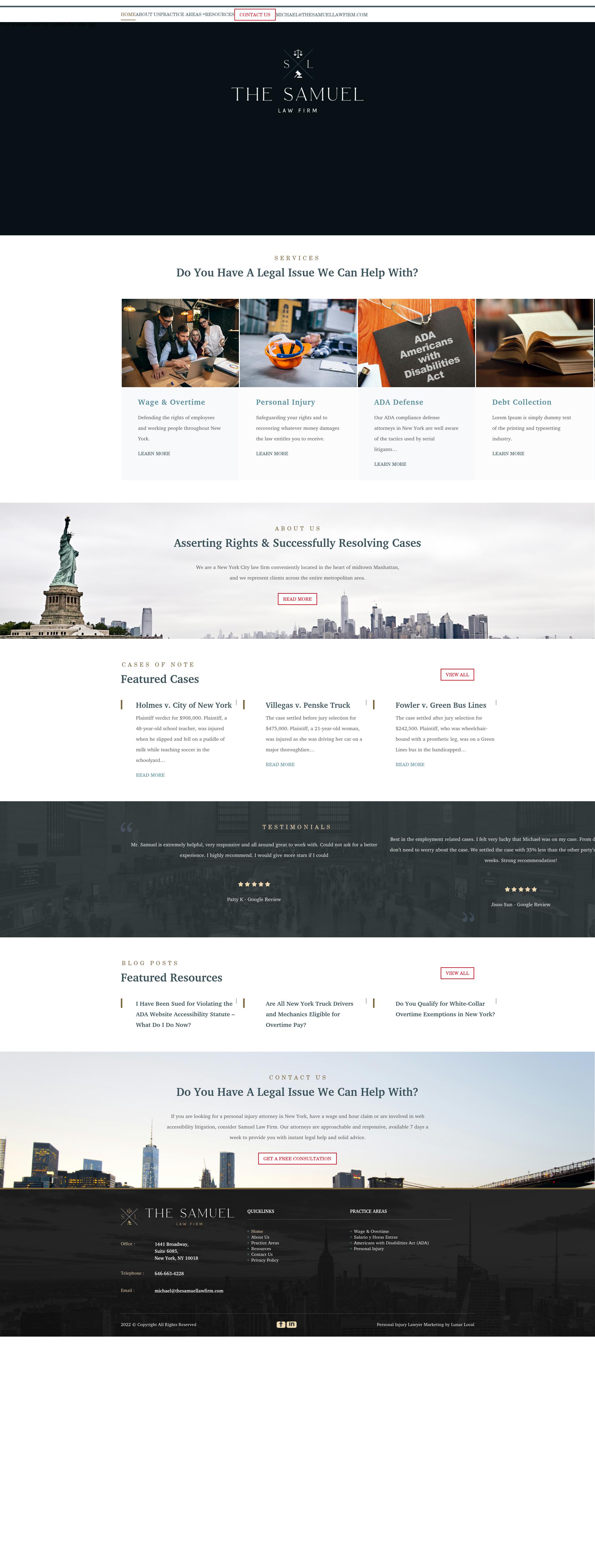 The Samuel Law Firm - New York NY Lawyers