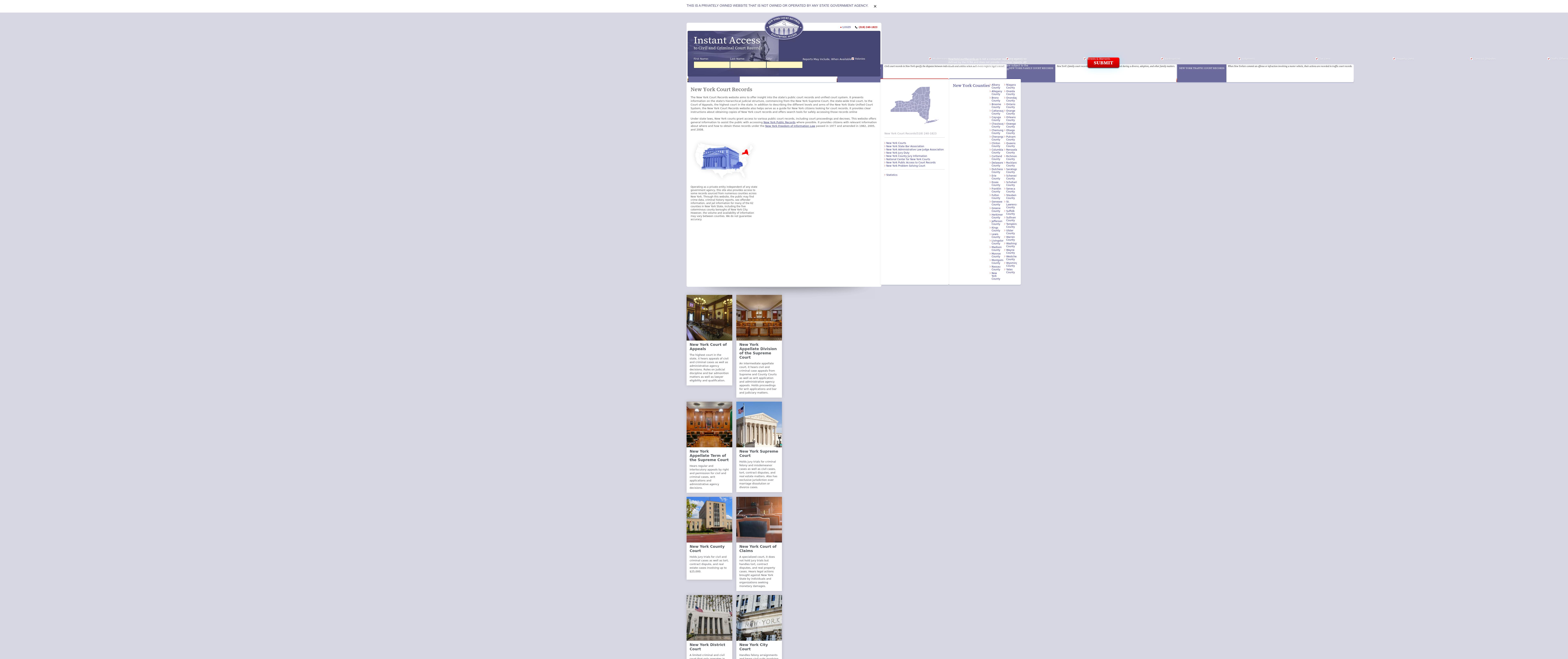 New York Court Records - New York NY Lawyers