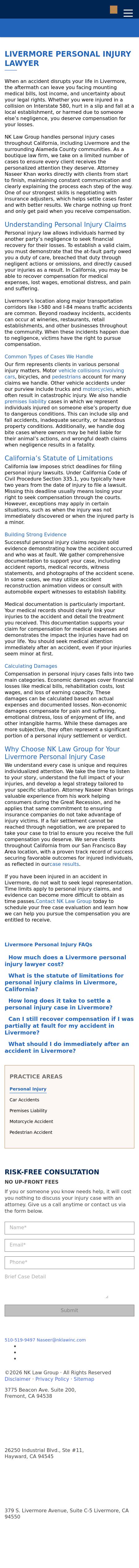 NK Law Group - Livermore CA Lawyers