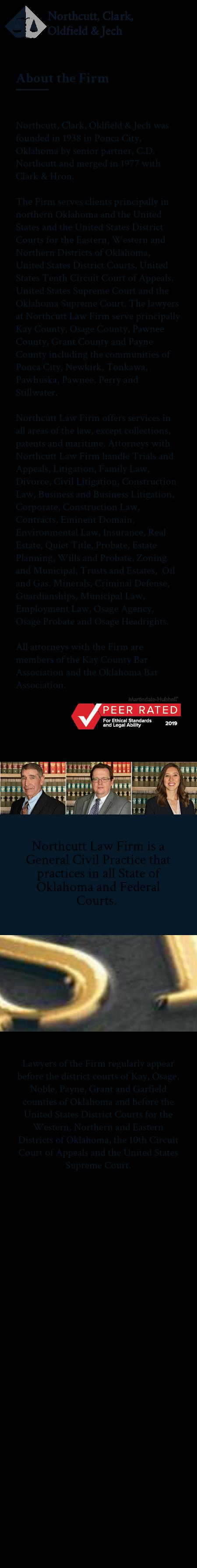 Northcutt Clark Gardner Hron & Brune - Northcutt Law Firm PLLC - Ponca City OK Lawyers