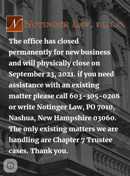 Notinger Law, P.L.L.C. - Nashua NH Lawyers