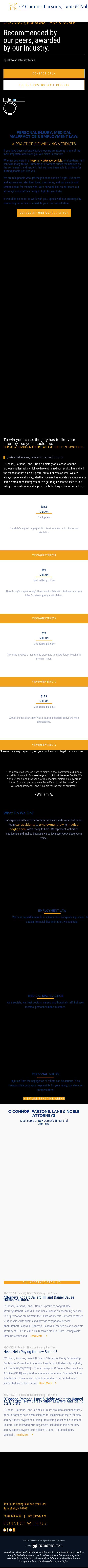 O'Connor, Parsons, Lane & Noble L.L.C. - Westfield NJ Lawyers