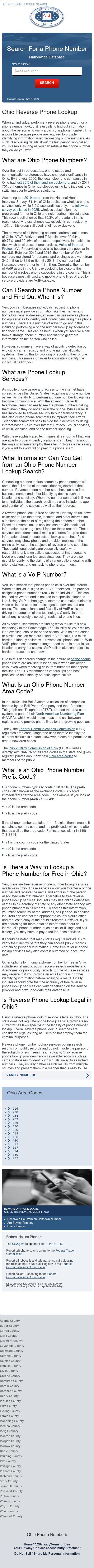 Ohio Phone Numbers - Lakewood OH Lawyers