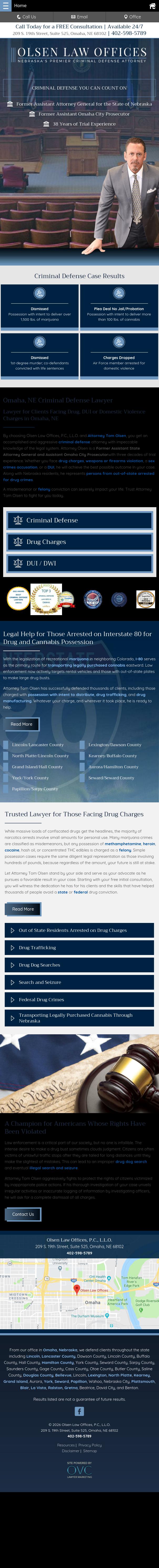 Olsen Law Offices, P.C., L.L.O. - Omaha NE Lawyers