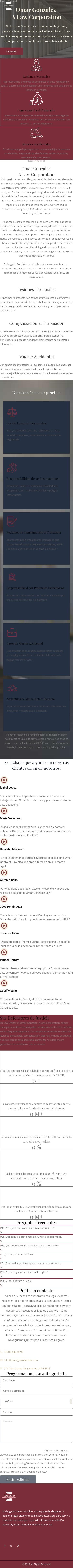 Omar Gonzalez A Law Corporation - Sacramento CA Lawyers