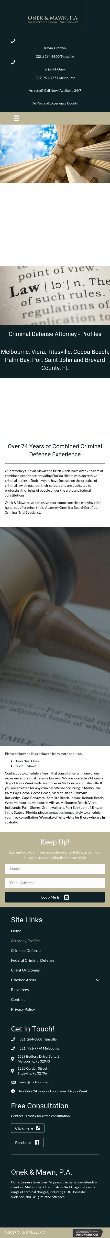 Onek & Mawn PA - Melbourne FL Lawyers
