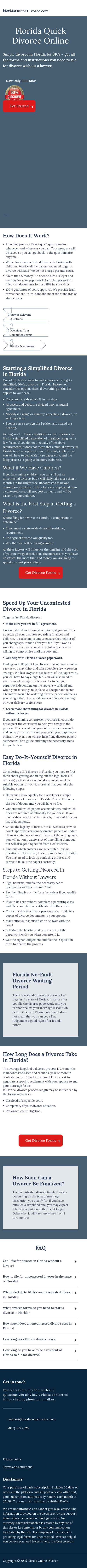 Florida Online Divorce - Orlando FL Lawyers