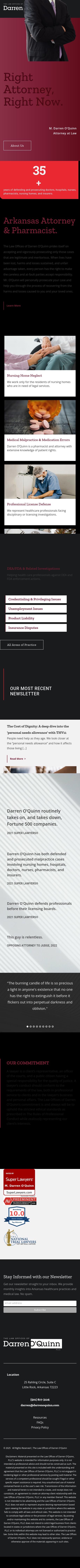 O'Quinn, Darren Law Offices - Little Rock AR Lawyers