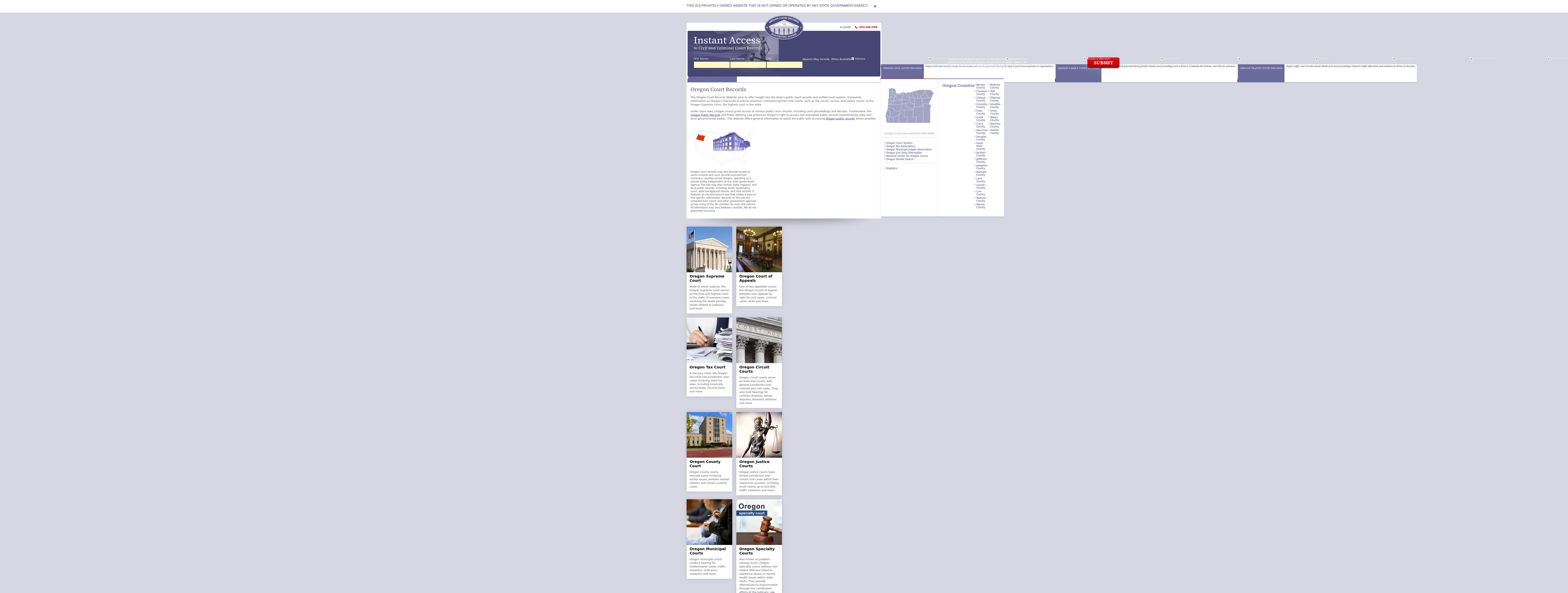 Oregon Court Records - Salem OR Lawyers