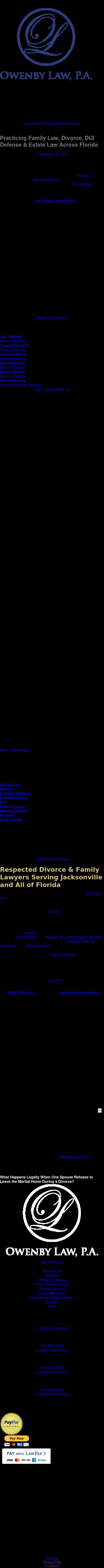 Owenby Law, P.A. - Jacksonville FL Lawyers
