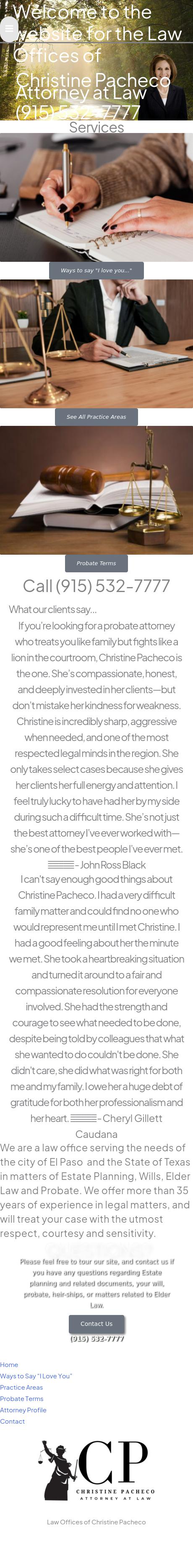 Pacheco, Christine Law Offices - El Paso TX Lawyers