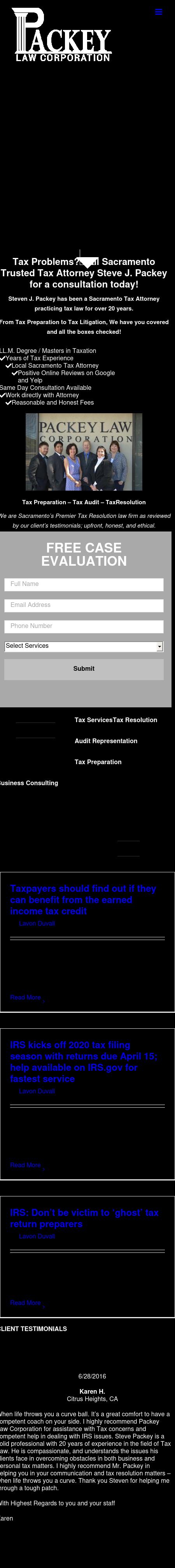 Packey Law Corporation - Sacramento CA Lawyers