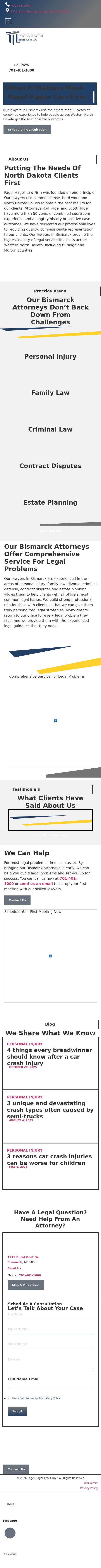 Pagel Hager Law Firm - Bismarck ND Lawyers