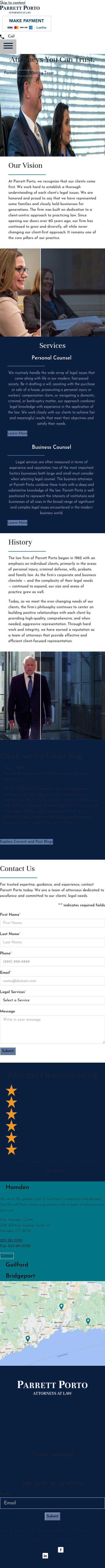 Parrett Porto Parese & Colwell PC - Hamden CT Lawyers