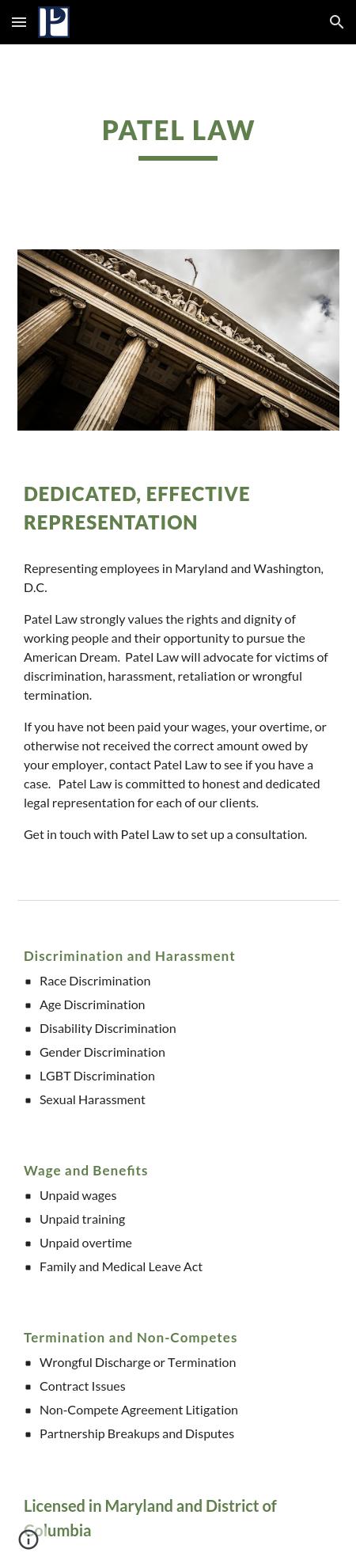 Patel Law Group, LLC - Rockville MD Lawyers