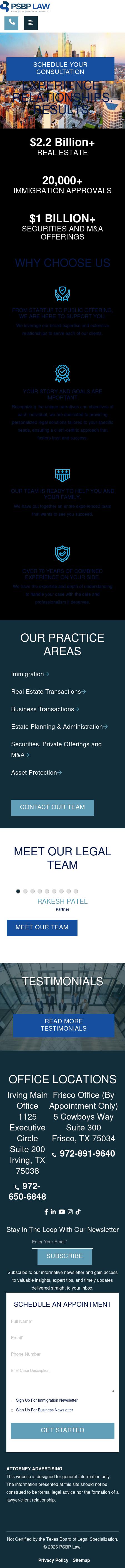 Patel Law Group - Irving TX Lawyers