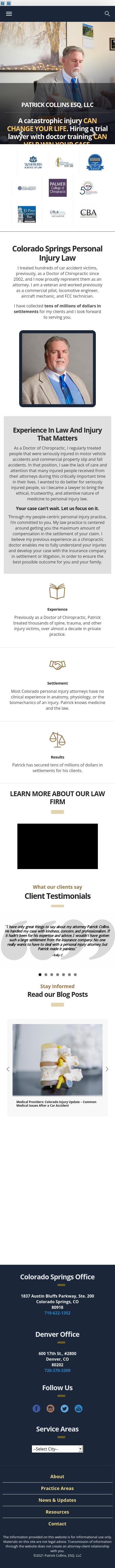 Patrick Collins Esquire Llc - Colorado Springs CO Lawyers