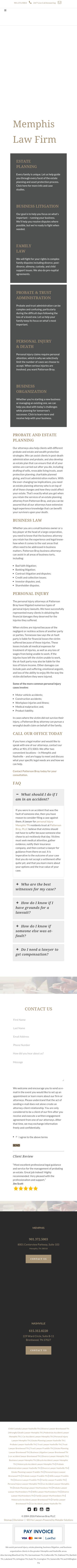 Patterson Bray PLLC - Brentwood TN Lawyers