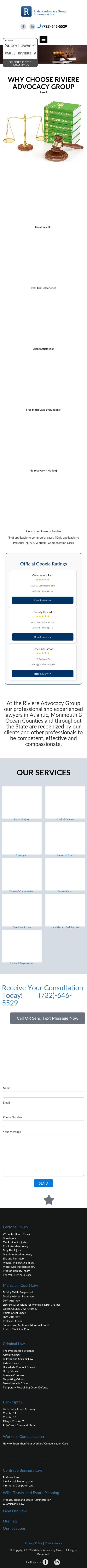 Riviere Advocacy Group - Jackson NJ Lawyers