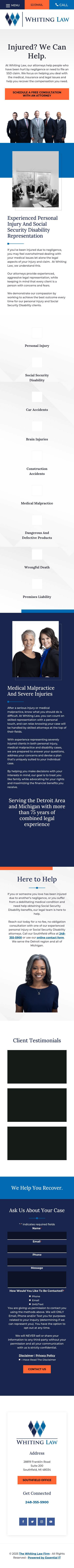 Whiting Law - Southfield MI Lawyers