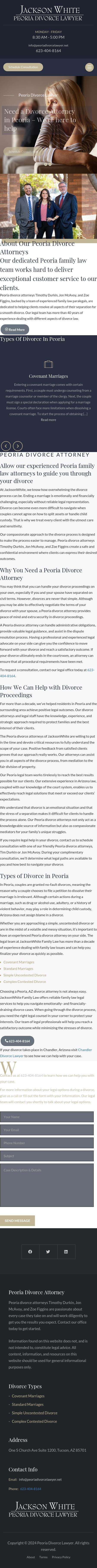 Peoria Divorce Lawyer - Peoria AZ Lawyers