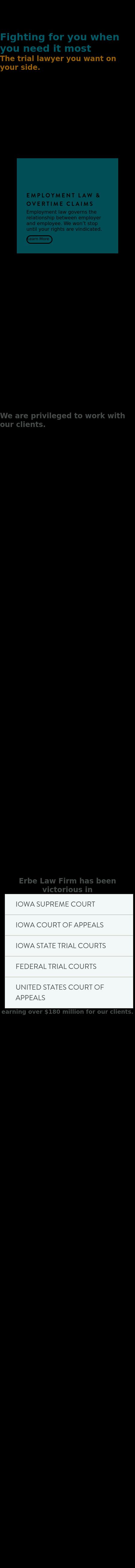 Erbe Law Firm - Des Moines IA Lawyers
