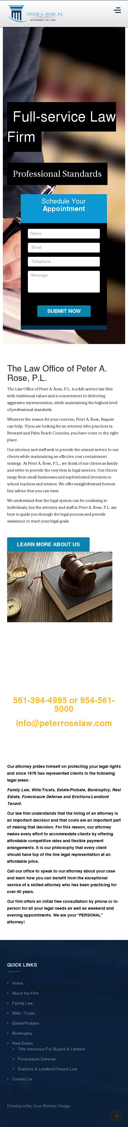 Peter A. Rose, P.L. - Boca Raton FL Lawyers