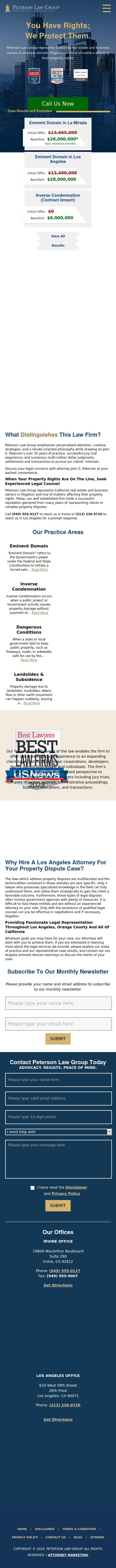 Peterson Law Group PC - Los Angeles CA Lawyers