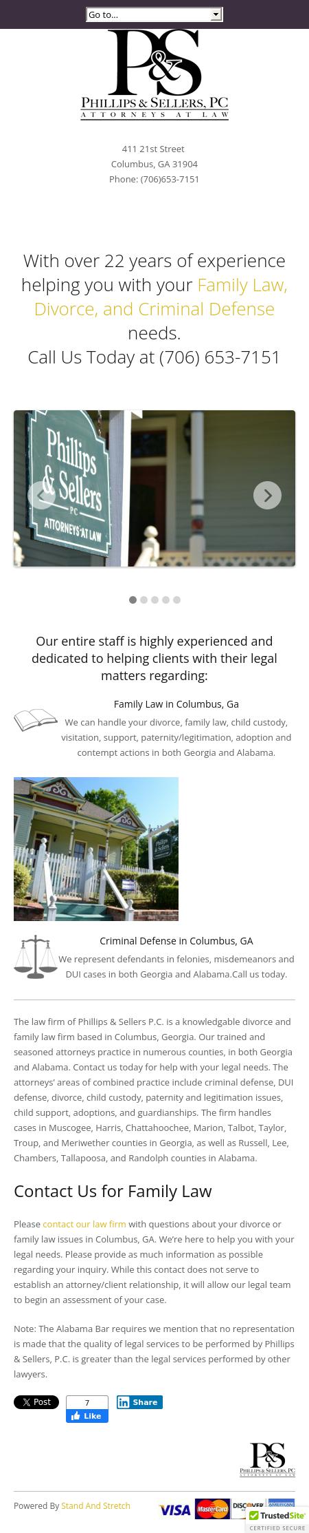 Phillips & Sellers PC - Columbus GA Lawyers