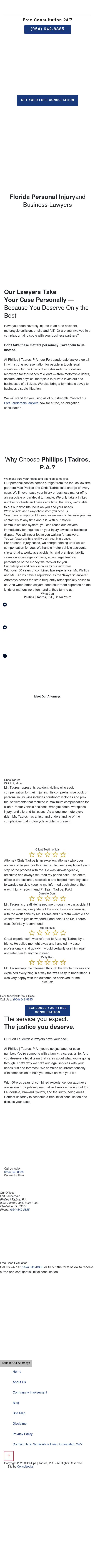 Phillips | Tadros - Fort Lauderdale FL Lawyers