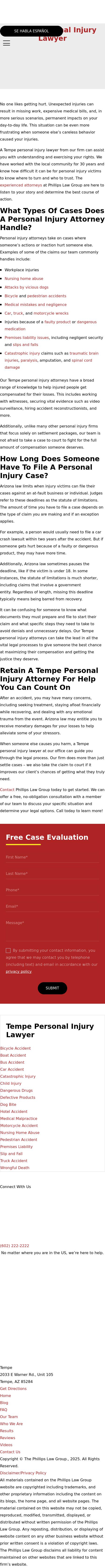 Phillips Law Group - Tempe AZ Lawyers