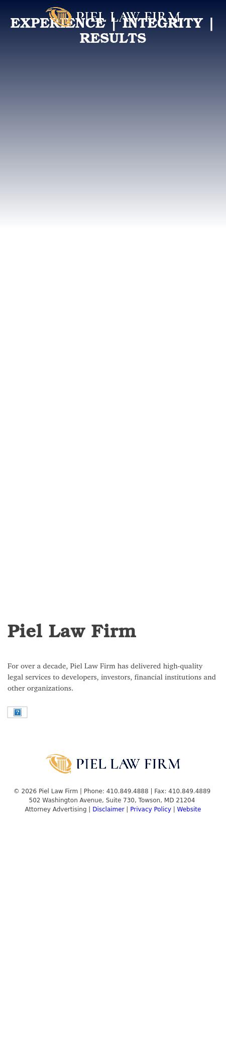 Piel Law Firm - Towson MD Lawyers