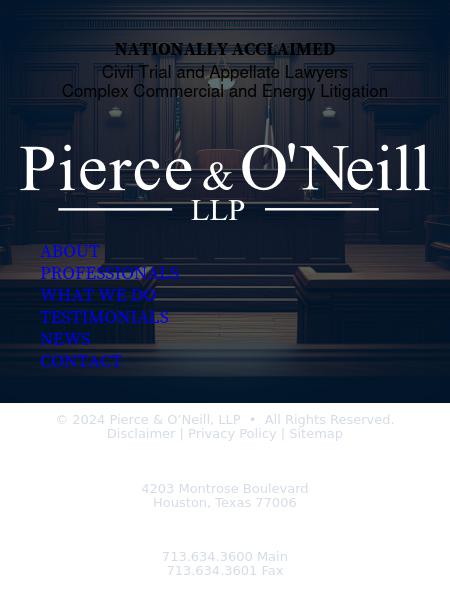 Pierce & O'Neill, LLP - Houston TX Lawyers