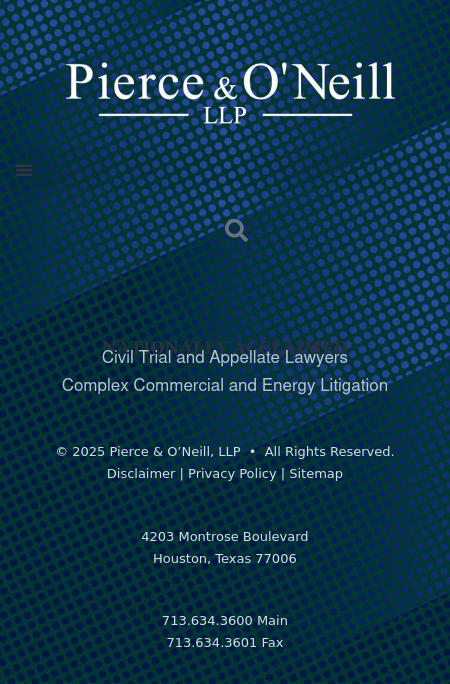 Pierce & O'Neill, LLP - Houston TX Lawyers