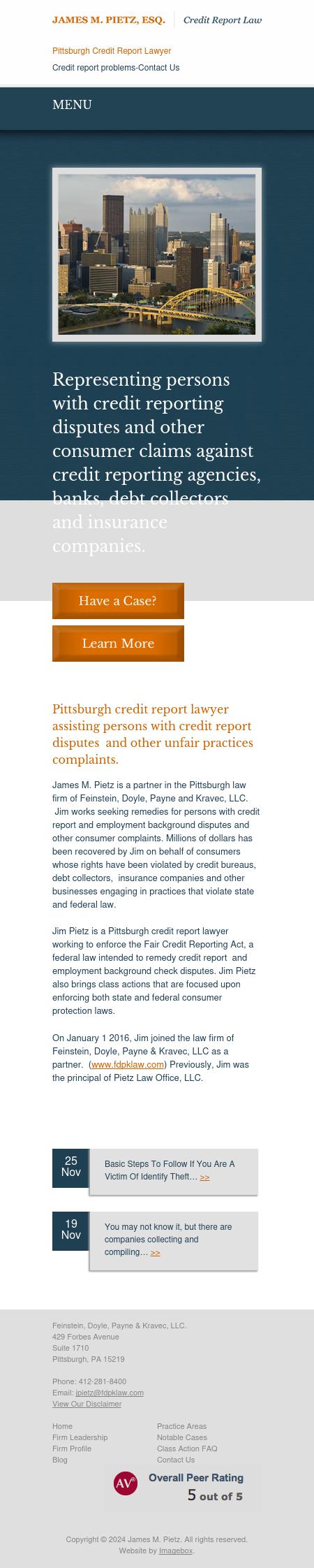 Pietz Law Office - Pittsburgh PA Lawyers