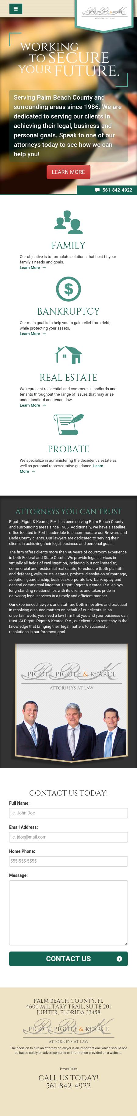 Pigott Pigott & Kearce - North Palm Beach FL Lawyers