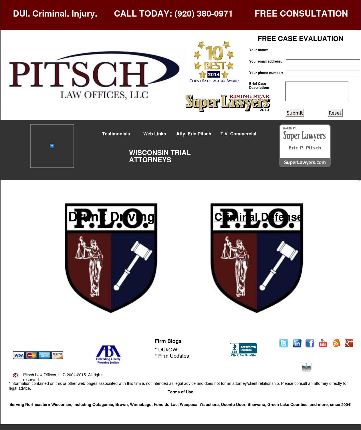 Pitsch Law Offices, LLC - Appleton WI Lawyers