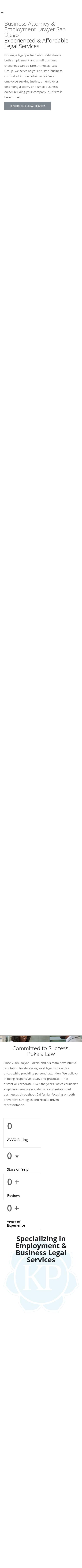Pokala Law APC Employment Attorney - San Diego CA Lawyers