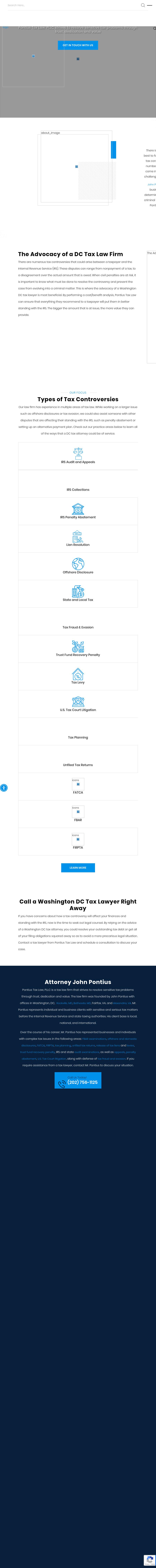 Pontius Tax Law, PLLC - Washington DC Lawyers