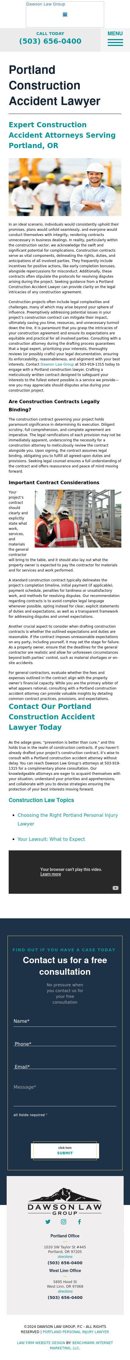 Dawson Law Group - Portland OR Lawyers