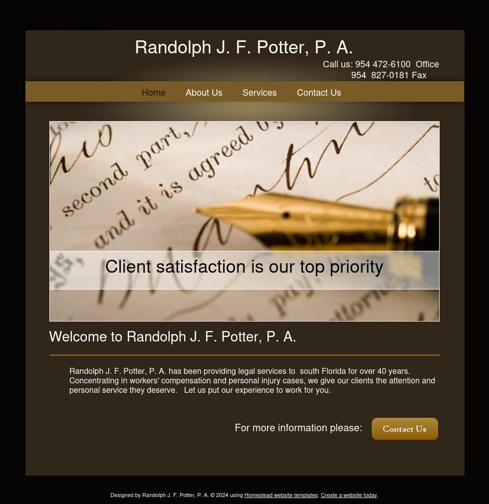 Potter, Randolph J F - Coral Springs FL Lawyers