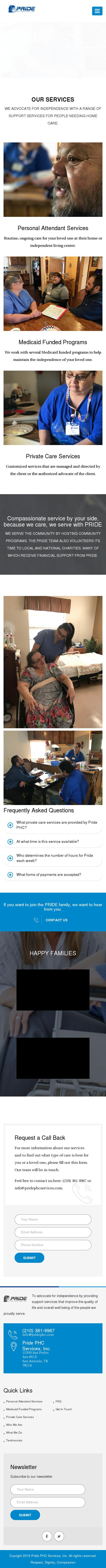 Pride PHC Services Inc. - San Antonio TX Lawyers