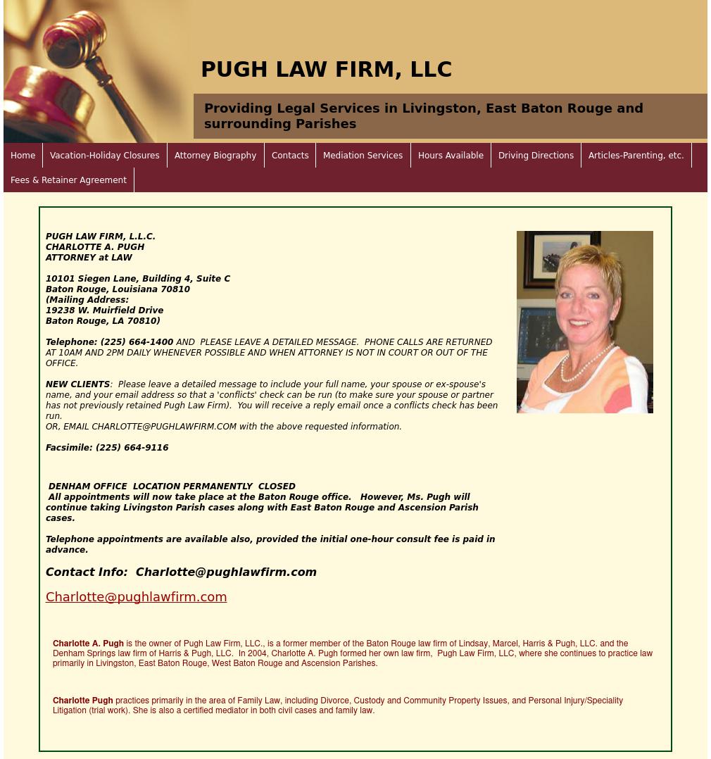 Pugh Law Firm, L.L.C. - Baton Rouge LA Lawyers