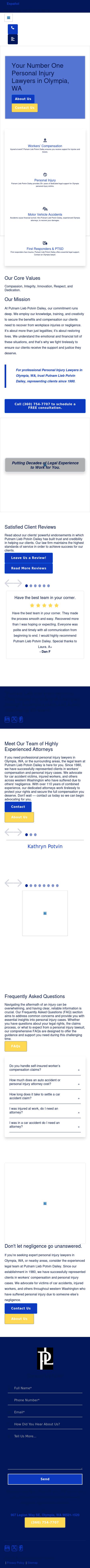 Putnam Lieb Potvin Dailey - Olympia WA Lawyers
