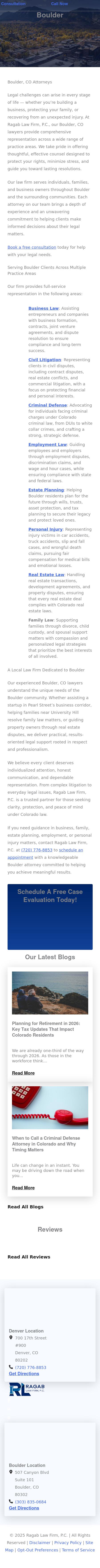 Ragab Law Firm, P.C. - Boulder CO Lawyers
