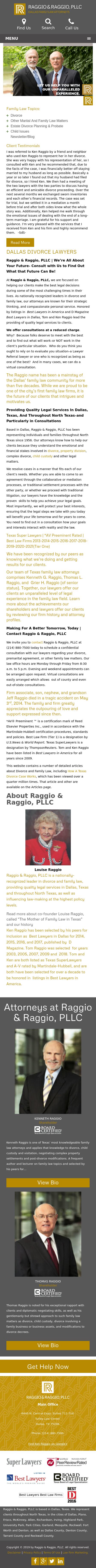 Raggio & Raggio, PLLC - Dallas TX Lawyers