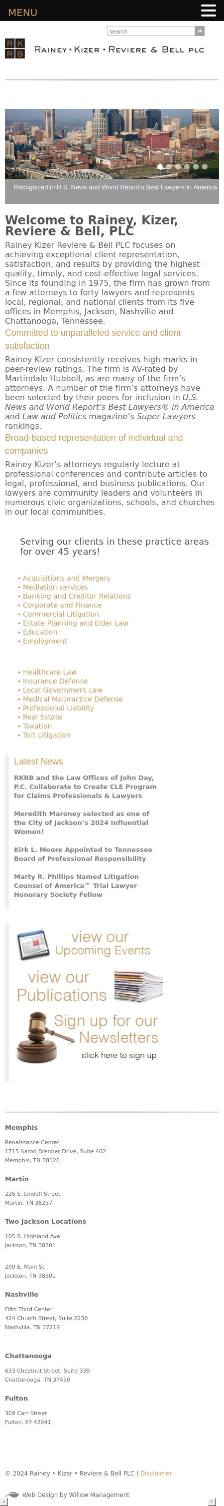 Rainey Kizer Reviere & Bell Plc - Memphis TN Lawyers