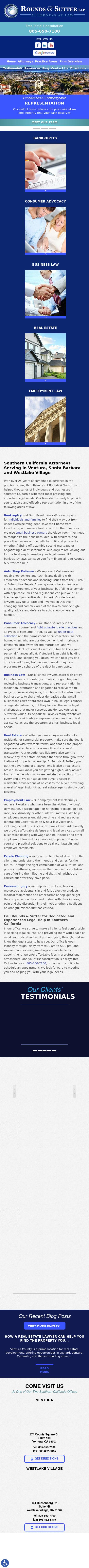 Rounds & Sutter LLP - Ventura CA Lawyers