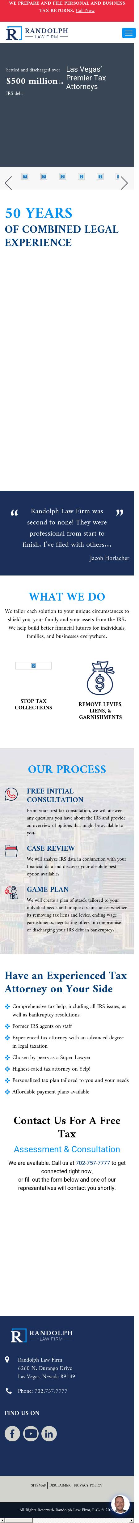 Randolph Law Firm, P.C. - Las Vegas NV Lawyers